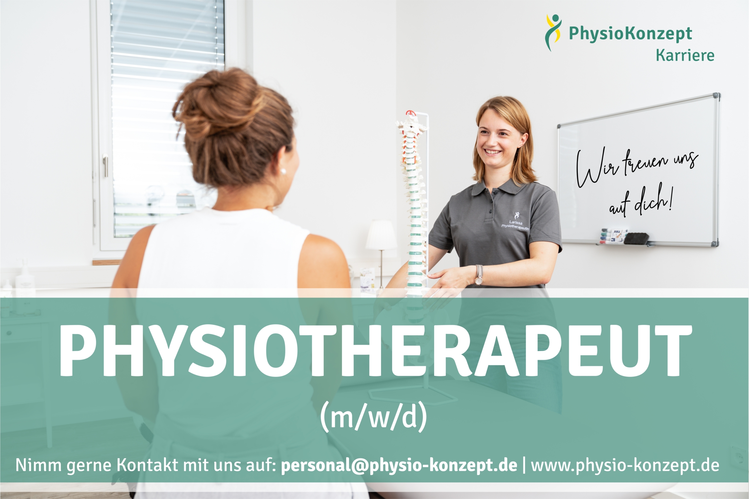 Stellenausschreibung 02_22 Slider Team - Physiotherapie Waldbüttelbrunn - Ferdinand Bühring